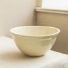 Praktische Große Suppenschüssel Creme Wind Einfarbig Keramik Große Schüssel Einfaches Geschirr Kreative Kugelbauchschüssel Haushalt Obstschale