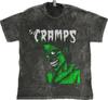 T-Shirt The Cramps Punk Rock 100% Cotone Tee Lavaggio Vintage