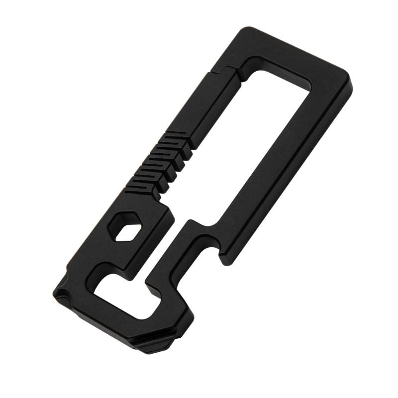 Titaniums Alloy Key Holder Outdoor Tool Key Holder with Bottle Opener Screwdriver Outdoor Keychain Multitool Enduring