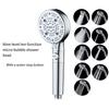 Popular Chrome Nine Level Ten Function Handheld Shower Head Filter PP Cotton Bathroom Faucet Accessory Handshowers Type