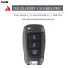 New Tpu Car Flip Key Case Cover Fob For Hyundai Elantra Solaris Tucson I30 I35 I40 Kona Genesis Santa Fe Azera Holder Shell