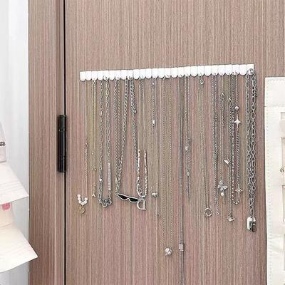 9Pcs/Set Adhesive Paste Wall Hanger Storage Jewelry Display Jewelry Hooks Holder Storage Organizer Earring Ring Necklace Hanger