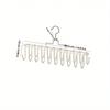 Hot Selling 1pc Multi-Hook Hanger for Yoga Vests and Underwear, Non-Slip Home Dormitory Drying Rack Storage