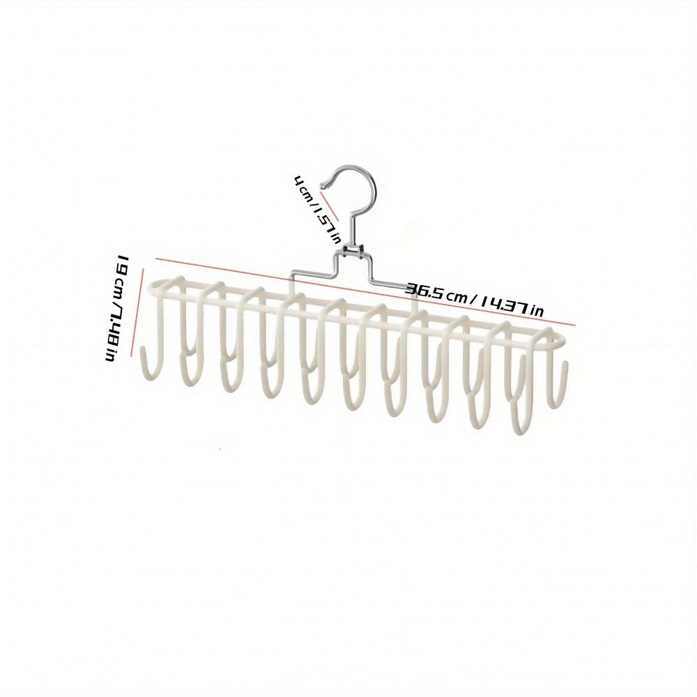 Hot Selling 1pc Multi-Hook Hanger for Yoga Vests and Underwear, Non-Slip Home Dormitory Drying Rack Storage