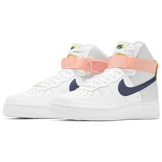 Nike Air Force 1 High Белый Полуночный Синий - 334031-117 EU 38.5 белый