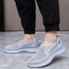 Men's Fashion Slip On Shoes Lightweight Breathable Knit Upper Casual Walking Shoes Flexible Sole Comfortable Fit