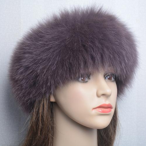 Fashion Lady Real Fox Fur Scarf Girls Warm Soft Knit Good Elastic Real Fox Fur Headband Brand Genuine Fox Fur Ring Scarves