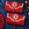 2Pcs Red New Year Red Envelope with Tassels Red Pocket Vintage Luck Money Envelopes  Weeding