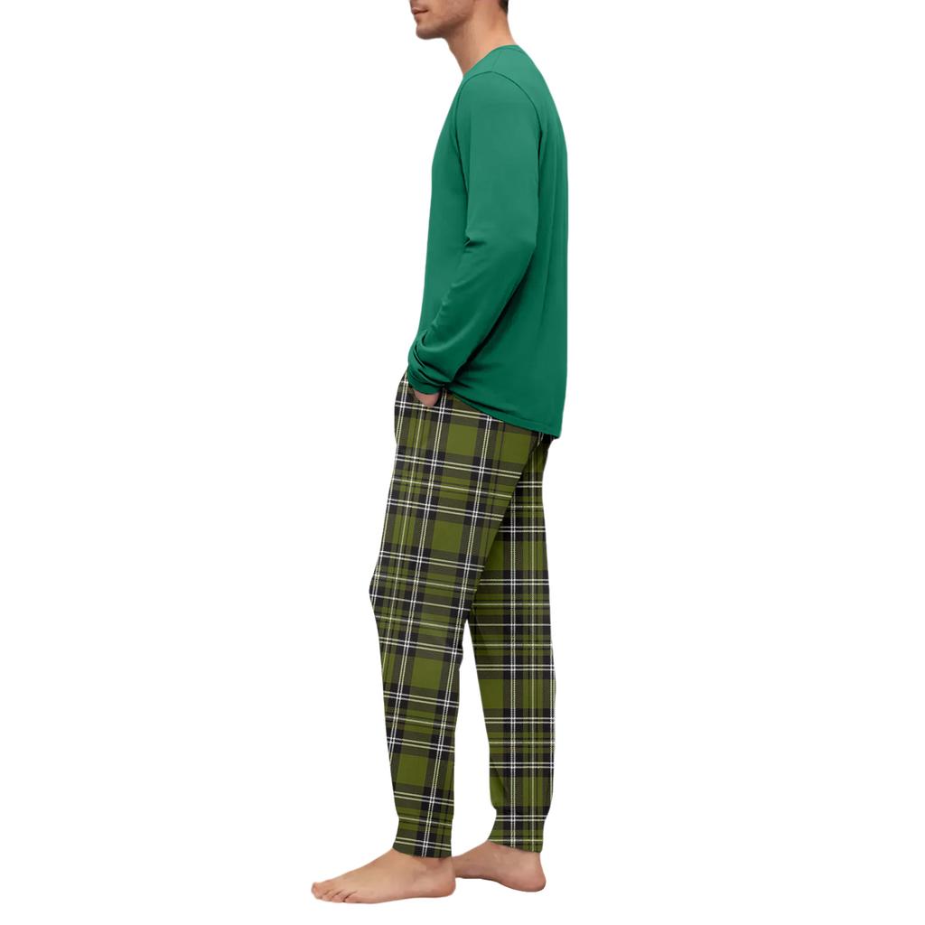 Men's Pajama Set, Long Sleeve And Long Pants, Two-piece Set