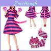 Encantador Traje de Gato Cheshire de Alice no País das Maravilhas para Adultos com Design Aconchegante com Capuz