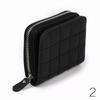 Women Short Wallets PU Leather Female Purse Plaid Cardholder Wallet Fashion Small Women Zipper Wallet With Purse