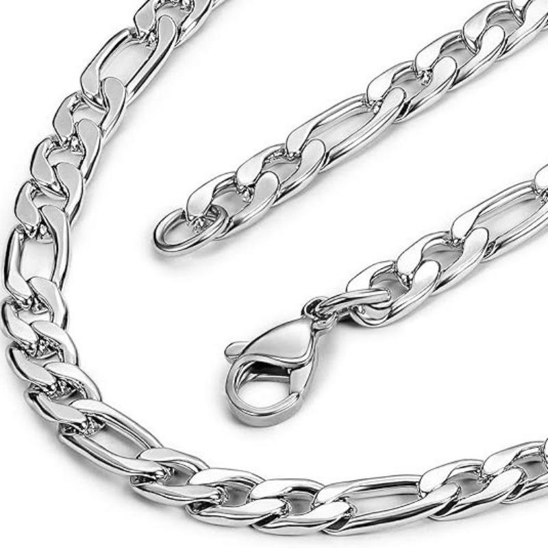 European and American Style Cuban Necklace Men s Titanium Steel Chain Hip-hop Punk Necklace Street 60CM