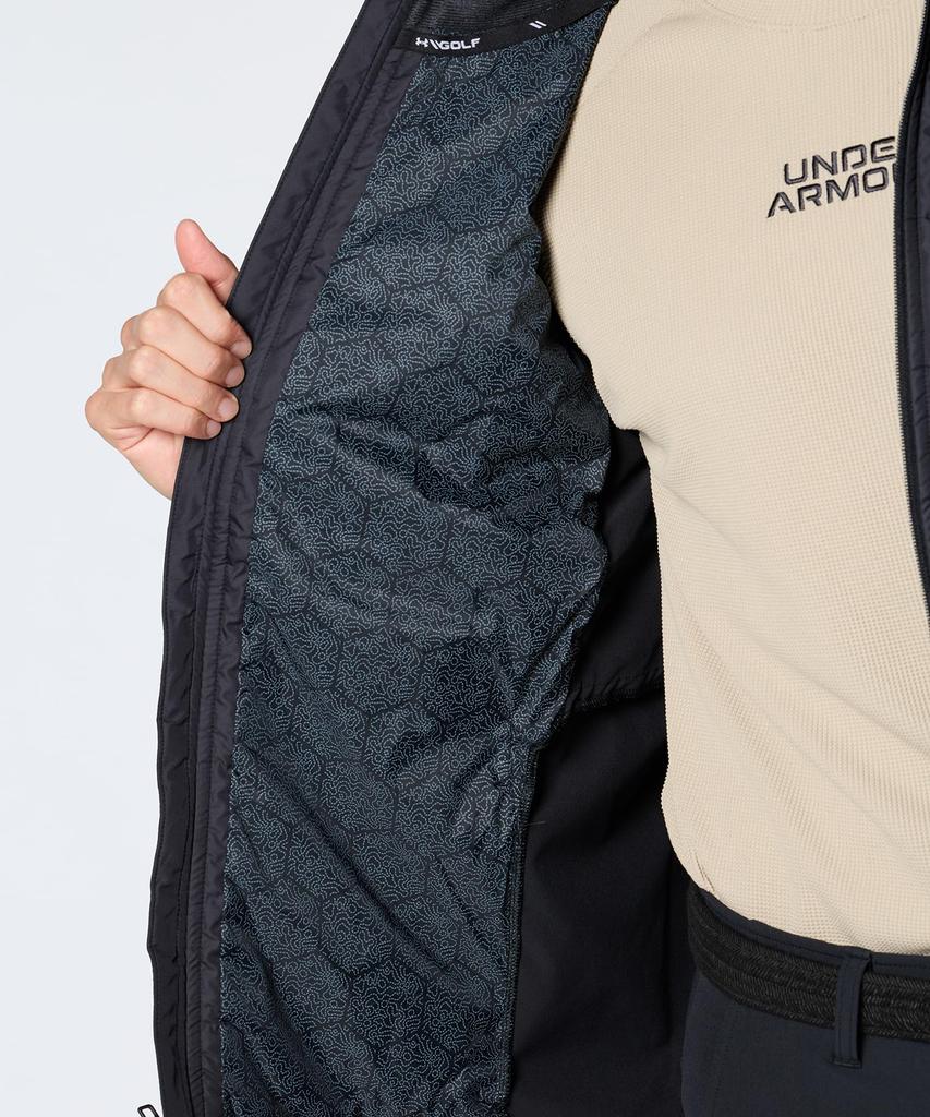 UA STRM SESSION GOLF JKT Noir Gris Pitch XL [Under Armor]