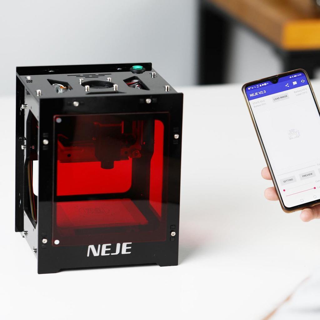 NEJE DK-8-KZ Mini Stolní Laserový Gravírovací Stroj