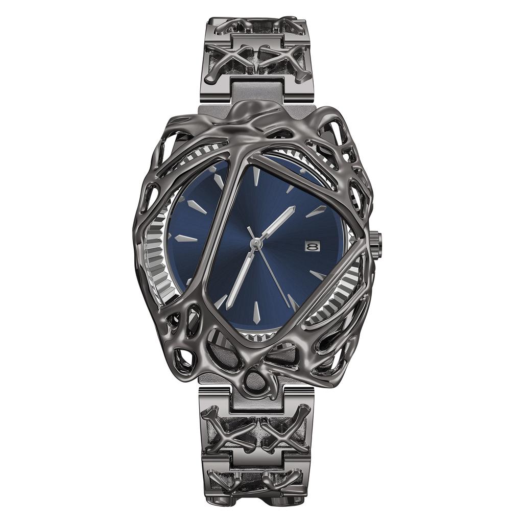 Y2K Antike Alabaster Quarz Uhr Herren Mittelalterlich Kreative Armbanduhr Leuchtende Uhr