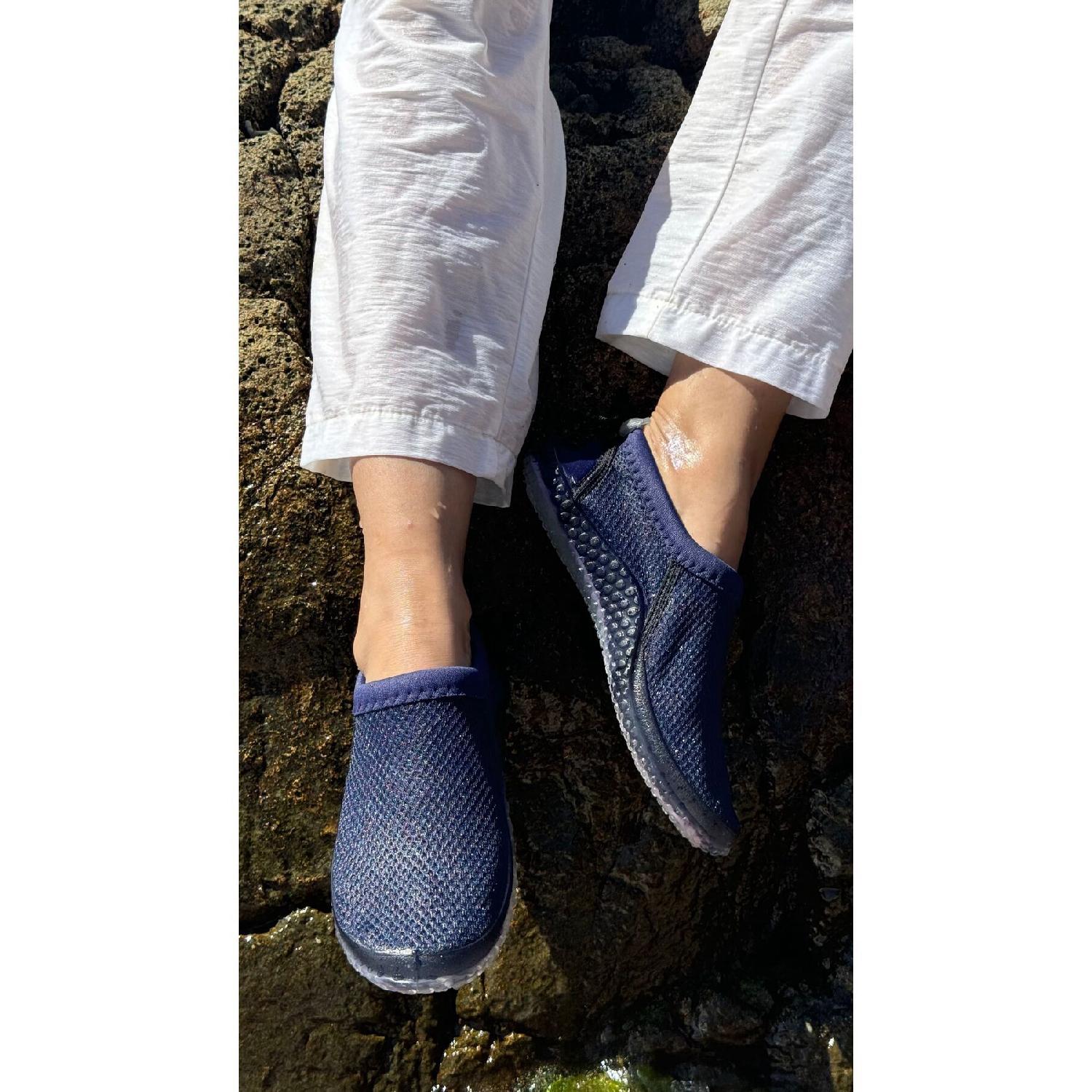 

Туфли унисекс темно-синего цвета с морской тематикой 36 тёмно-синий