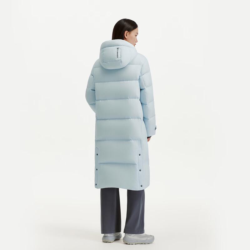 Tanboer Women's Long Hooded Down Jacket