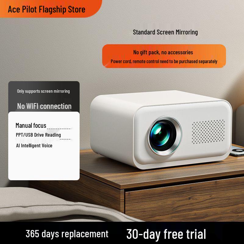 

Home Theater Projector with Phone Screen Mirroring for Bedroom and Living Room Free Trial Available