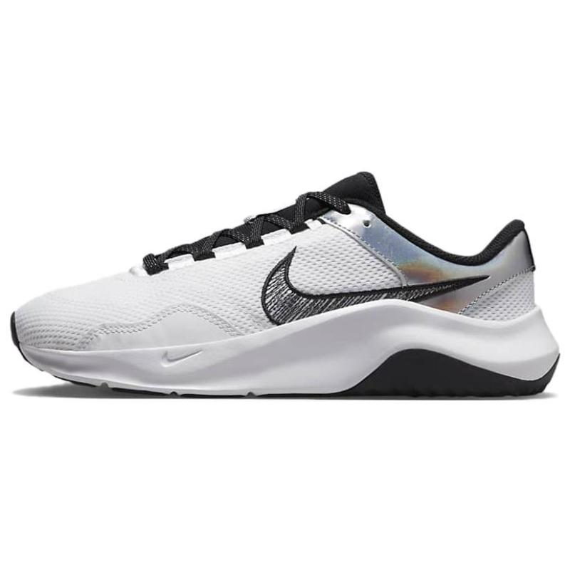 

Nike Legend Essential 3 Next Nature Premium White Silver Women s Training Soccer Shoes DQ4674-100 35.5