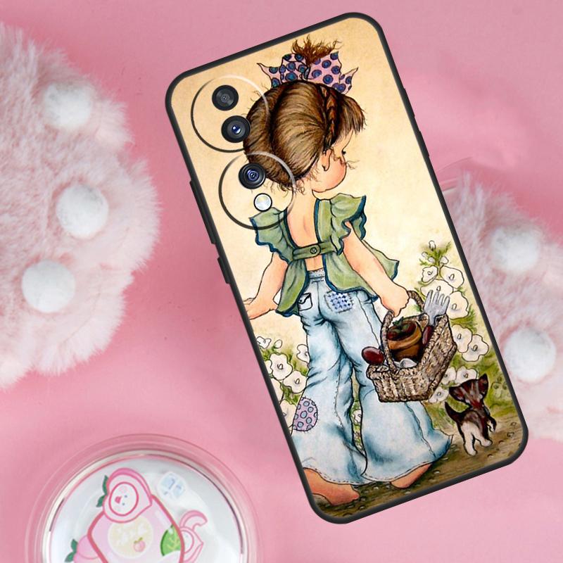 Sarah Kay Case For Honor 200 Pro 50 70 90 Lite X9b X9a X8b X8a X8 X9 X9c Honor Magic 7 6 5 Lite Cover