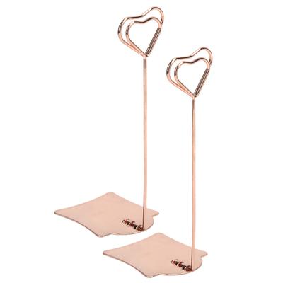 2Pcs Table Number Holder Multipurpose   Name Card Clips for Wedding Party