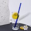 Juice Milk Drinking Glass Straw Washable Reusable Drinking Straw Bamboo Pattern High-temperature Juice Drink Blender Stick