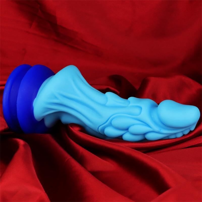 Lan Qilin Simulation Big Penis Liquid Silicone Anal Anal Plug Female Masturbation Device Sex Toys