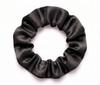 Silk Hair Scrunchie Mulberry 6A Black S Premium 2cm