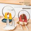 Kitchen Pot Lid Organizer With Multifunctional Uslot For Home Use