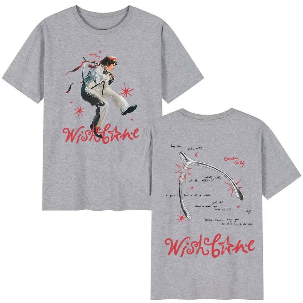 Conan Gray Wishbone Album 2026 Print T Shirt High Quality Vintage Cotton Tshirts Unisex Fashion Hip Hop Clothing Tshirt Y2K