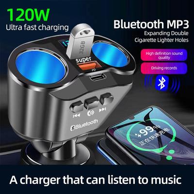 Rozdeľovacia zásuvka do auta nabíjačka Dual USB PD20W QC 3.0 rýchle nabíjanie 12V-24V 60W automatické nabíjanie typu C zástrčka napájacieho adaptéra