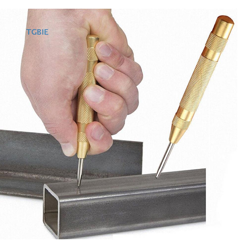 [TL][TL]5 Inch Automatic Center Pin Punch Spring Loaded Mark Starting Holes Tools