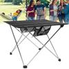 Portable Cloth Desktop Folding Picnic Table BBQ Barbecue Desk Outdoor Camping Picnic (S)