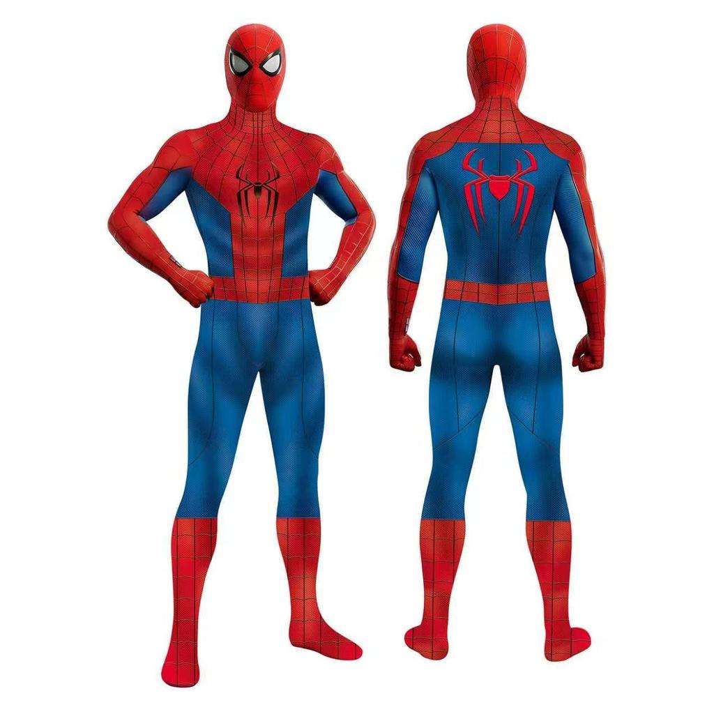 New Spider-Man Cosplay Bodysuit Costume Halloween Outfit Kids Adults Spider-Man Suit