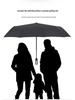 Men's XL 10-Rib Dual-Use Automatic Folding Umbrella for Sun & Rain
