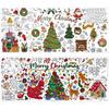 Xmas Giant Coloring PosterBlank Doodle Art Banner Tablecloth Christmas Crafts For Kids Large Paper Coloring Banner  Gifts