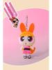 Powerpuff Girls Plush Keychain: Cute Doll Pendant for Best Friends