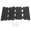 14W 5V ETFE Solar Panel Foldable Outdoor Charging Panel Dual USB Output IPX6 Black