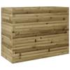 VidaXL Jardinière 90x40x68,5 cm bois de pin imprégné, jardinière d'extérieur, bac à fleurs, bac à tomates, jardinière de 3282493