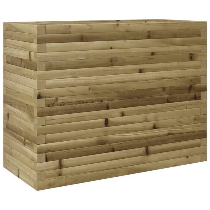 VidaXL Jardinière 90x40x68,5 cm bois de pin imprégné, jardinière d'extérieur, bac à fleurs, bac à tomates, jardinière de 3282493