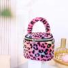 New Large Capacity Makeup Bag with Leopard Pattern High Beauty Makeup Bag Travel Cosmetics Storage Makeup Bag