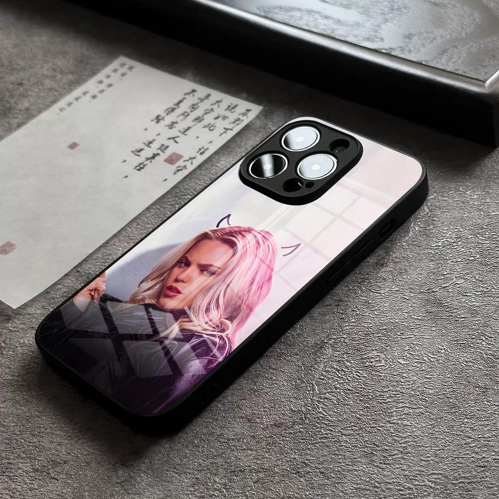 

R-Renee Rapp Певица Актриса Чехол для Телефона Для IPhone 17 Pro Max 14 Pro 15 12 11 13 Mini X XR XS 16 Plus SE Стеклянная Крышка iPhone15 Plus