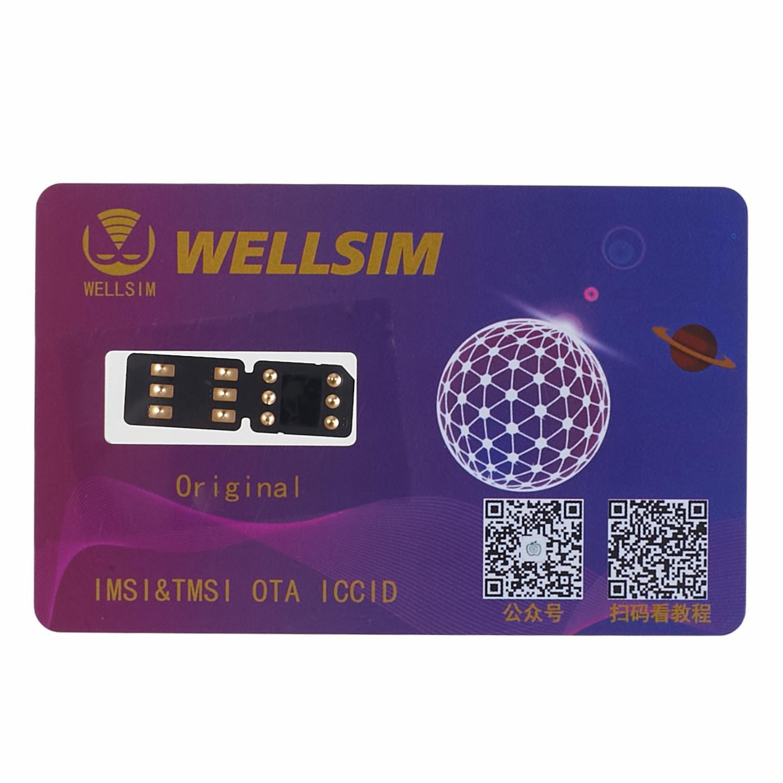 

WELLSIM Unlocking Card Sticker SIM Smart Chip for iPhone Type A