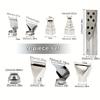 9-Pack 35mm Hot Air Nozzle Replacement Kits for Welding Stations - Precision Nozzle Accessories for Professional Welding Tools