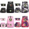 Ben10 Backpack Cartoon Boy Girl Canvas School Bag With Breathable Straps For Outdoor Use