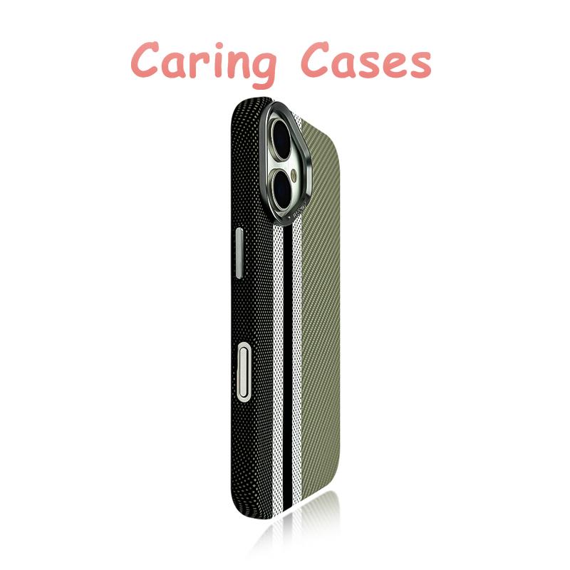 For iPhone 17 Pro Max Case Black Carbon Fiber Texture Matte Business Luxury Hard Shell Compatible with iPhone 16 15 14 13 12