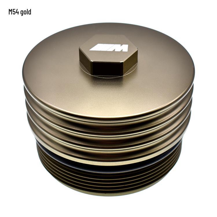 Oil Filter Housing Cap for BMW N62/E90/E92/E93/M3/S65/M54 CNC
