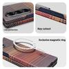 For Samsung Galaxy Z Fold5 5G Magnetic Case Precise Cutouts Gradient Aramid Fiber Phone Cover with Metal Lens Framee