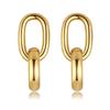 Statement Earring for Women, Stainless Steel Metal Chic Ear Jewelry Wholesale Trendy 2025