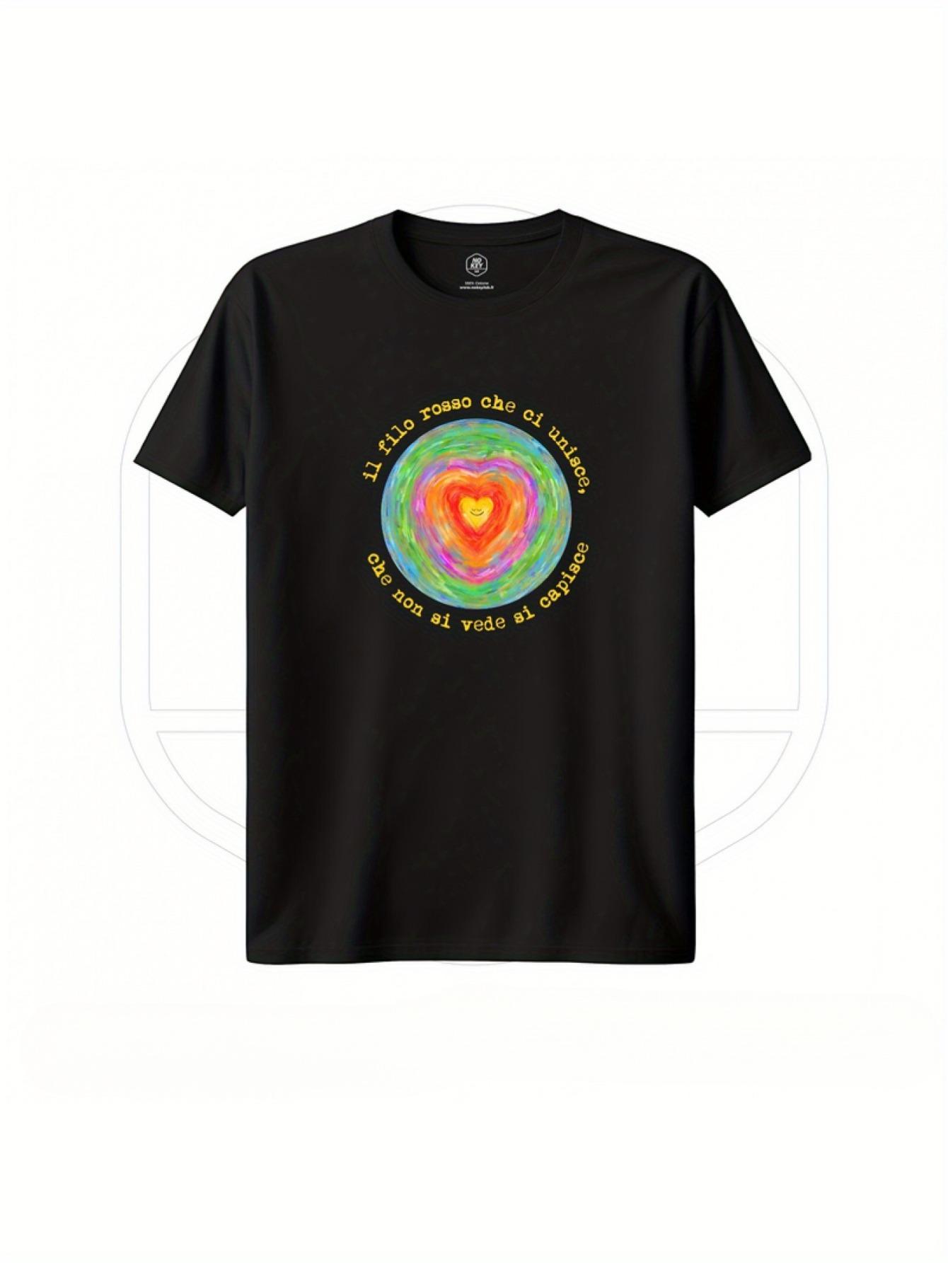 T-Shirt y2k Filo Rosso Bohemian T Black 3XL